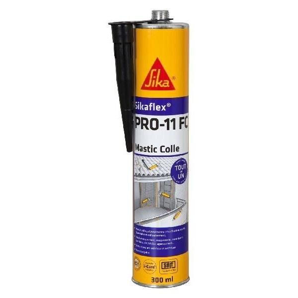 MASTIC COLLE PRO-11FC NOIR 300ML SIKA