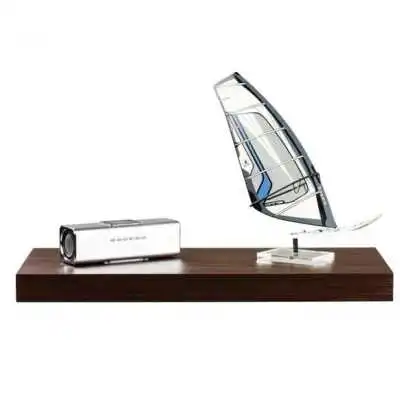 ÉTAGÈRE MURALE À FIXATION INVISIBLE 60*24*4CM WENGE  - 3