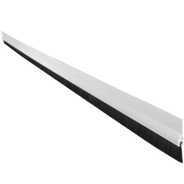 BAS ADHÉSIF DE PORTE AVEC BROSSE BLANC 1M SEAL
