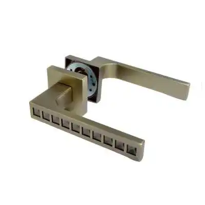 POIGNEE DE PORTE AVEC ROSACE TROU DE CLE BRONZE DELIA DELIA - 4