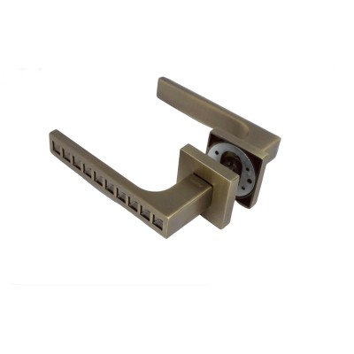 POIGNEE DE PORTE ROSACE 905579 TROU DE CLE BRONZE DELIA DELIA - 5