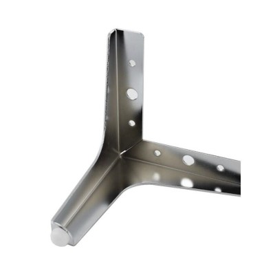 SABOT DE MEUBLE CHROMÉ INCLINÉ H13 CM - 1 SABOT DE MEUBLE CHROMÉ INCLINÉ H13 CM - 1