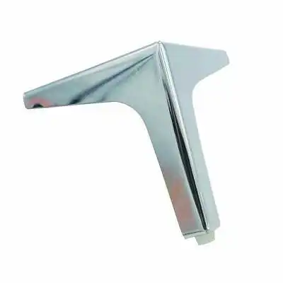 SABOT DE MEUBLE  CHROMÉ  INCLINÉ H13 CM  - 2