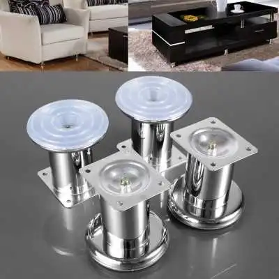 PIED DE MEUBLE CHROMÉ ROND Ø45MM H60MM  - 5