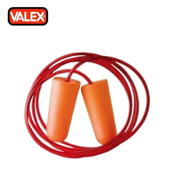 LOT DE 5 BOUCHONS D'OREILLE AVEC CORDE VALEX