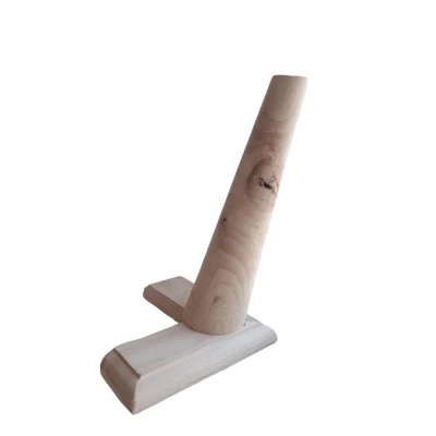 SABOT DE MEUBLE EN BOIS FORME CONIQUE H19CM  - 1