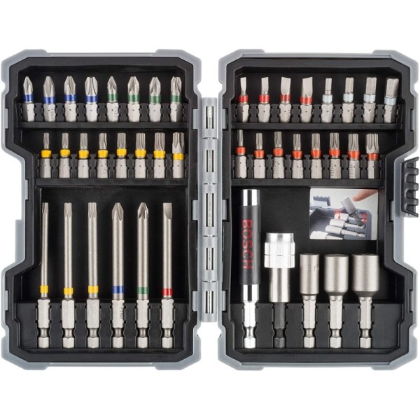 COFFRET DE 43 ASSORTIMENT D'EMBOUTS DE VISSAGE BOSCH