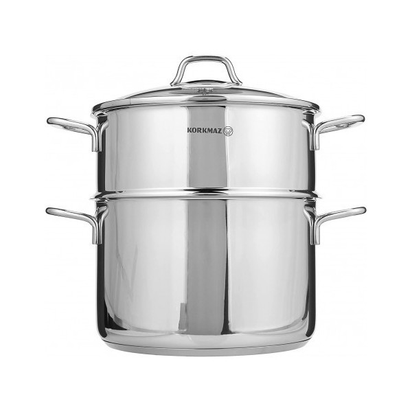 COUSCOUSSIER 6.9L INOX PERLA KORKMAZ