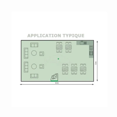 DÉTECTEUR DE MOUVEMENT ENCASTRABLE 360°RUNWIN RUNWIN - 3