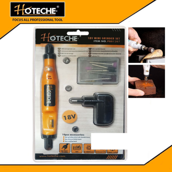 SET D'UN MINI GRINDER 18V HOTECHE