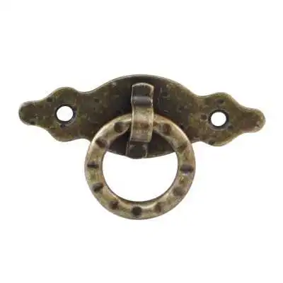 ANNEAU POIGNÉE DE MEUBLE HORIZONTAL BRONZE VIEILLI AMIG AMIG - 1