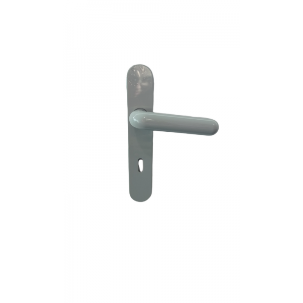 POIGNÉE DE PORTE EN PLASTIQUE PETIT TROU GRIS