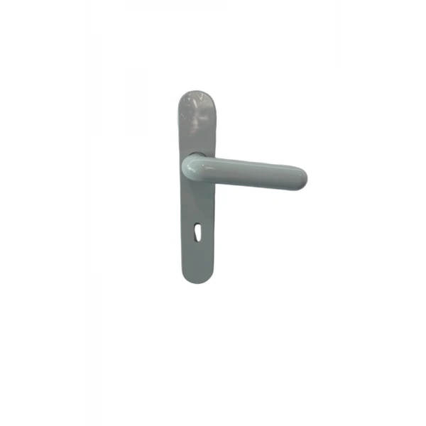 POIGNÉE DE PORTE EN PLASTIQUE PETIT TROU GRIS