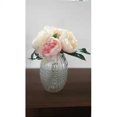 BOUQUET ARTIFICIEL DE 4 PIVOINES H30CM ATMOSPHERA ATMOSPHERA - 4