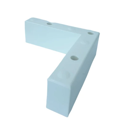 SABOT COIN DE MEUBLE EN PLASTIQUE H5CM BLANC  - 4