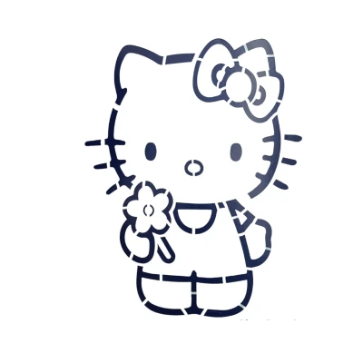 POCHOIR EN PLASTIQUE 45*37CM  - 2