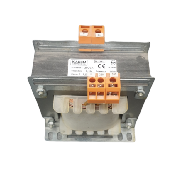 TRANSFORMATEUR 0-220-380/24V 200VA KACEM