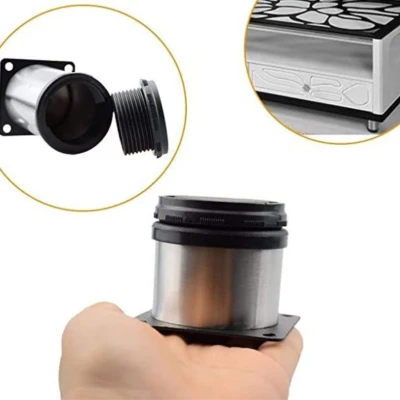 PIED DE MEUBLE ROND RÉGLABLE Ø50/60MM  - 2