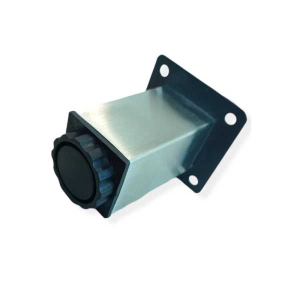 PIED DE MEUBLE CARRÉ RÉGLABLE Ø40/80MM