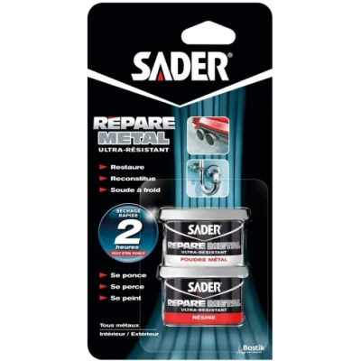 COLLE EPOXY METAL MINI BLISTER 81G SADER - 1