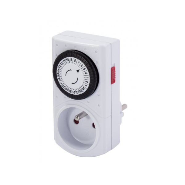 PROGRAMMATEUR MÉCANIQUE 24H 220V 16A PEREL