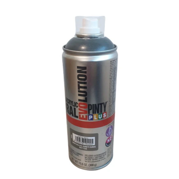 PEINTURE MÉTALLISÉE GRIS FONCÉ EN SPRAY PINTY PLUS
