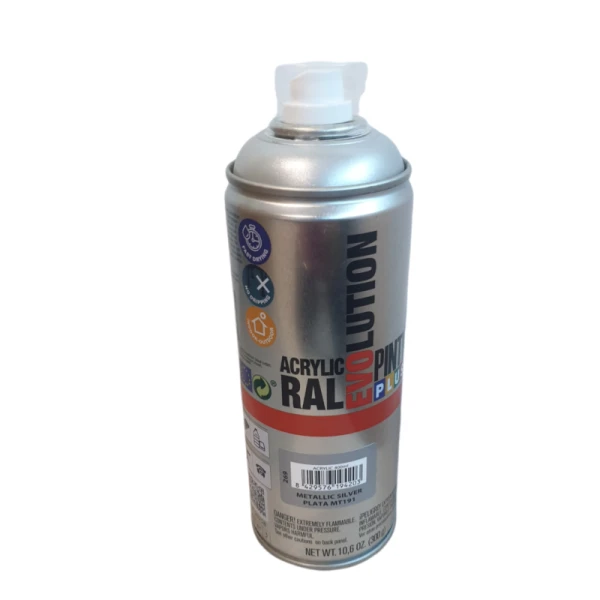PEINTURE METALLISÉE ARGENT EN SPRAY PINTY PLUS