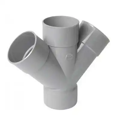 CULOTTE PVC DOUBLE ÉVACUATION Ø 110MM - 1 CULOTTE PVC DOUBLE ÉVACUATION Ø 110MM - 1