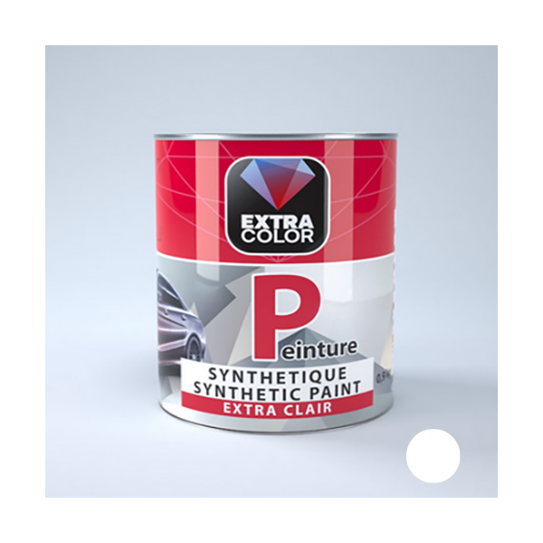PEINTURE AUTOMOBILE EXTRA CLAIR BLANC BRILLANT PUR EXTRA COLOR