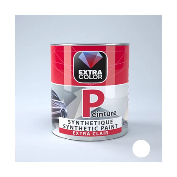 PEINTURE AUTOMOBILE EXTRA CLAIR BLANC BRILLANT PUR EXTRA COLOR