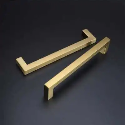 POIGNÉE DE MEUBLE DORÉ MAT 128MM OZKM  - 4