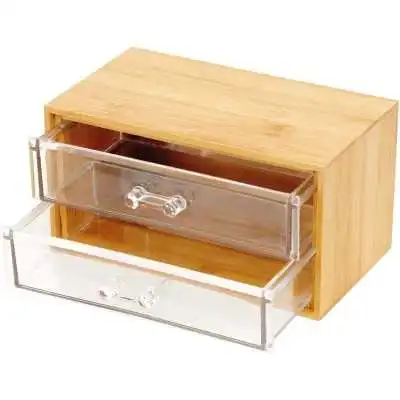 BOITE DE RANGEMENT TRANSPARENT AVEC 2 TIROIRS BERILO BERILO - 2 BOITE DE RANGEMENT TRANSPARENT AVEC 2 TIROIRS BERILO BERILO - 2