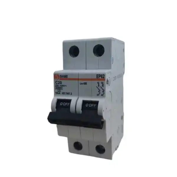 DISJONCTEUR MODULAIRE 2*20A SIAME