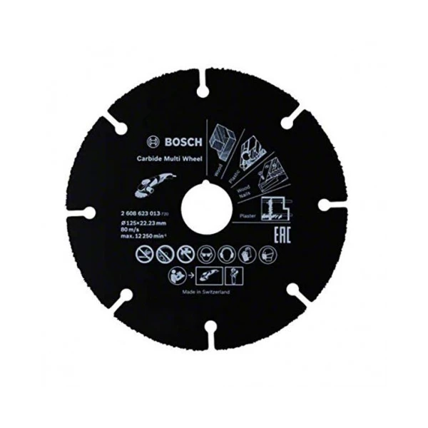 DISQUE À BOIS Ø125*22.23MM CARBURE BOSCH