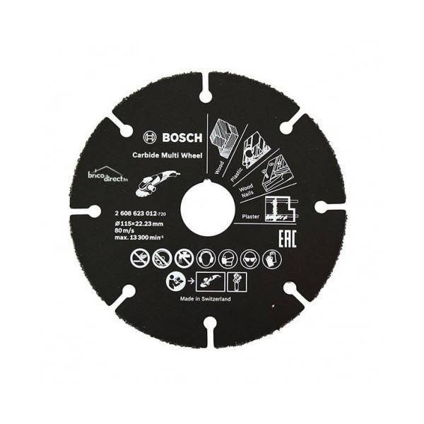 DISQUE À BOIS Ø 115*22.23MM CARBURE BOSCH