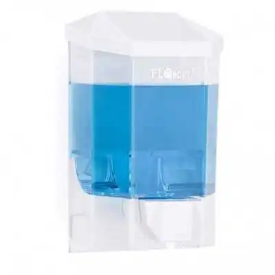 DISTRIBUTEUR SAVON 1000ML TRANSPARENT FLOSOFT - 2