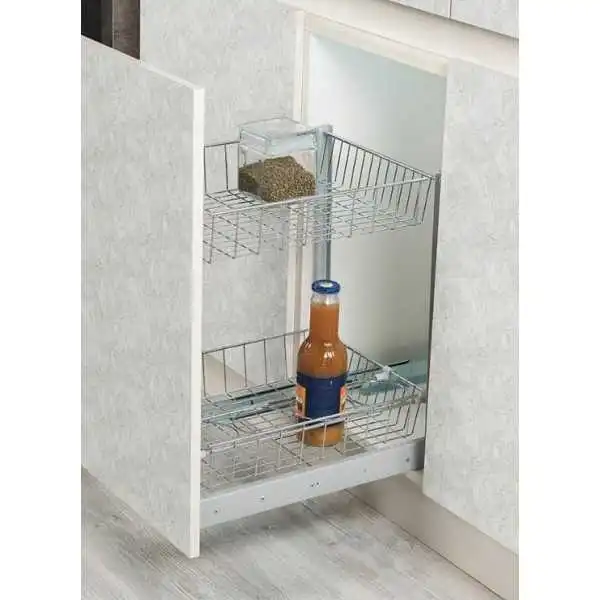 PORTE BOUTEILLE 45CM CHROMÉ SIGE