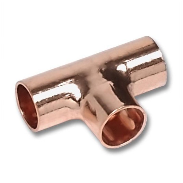 TÉ FEMELLE À SOUDER - CUIVRE Ø22MM