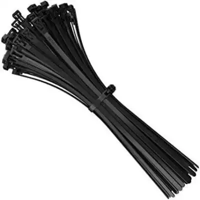 LOT DE 100 COLLIERS DE SERRAGE NYLON 400*7.5MM NOIR - 1