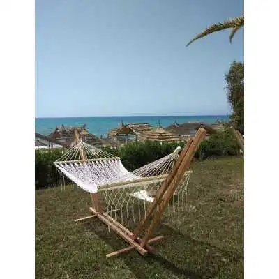 SUPPORT PIED DE HAMAC EN BOIS - 1