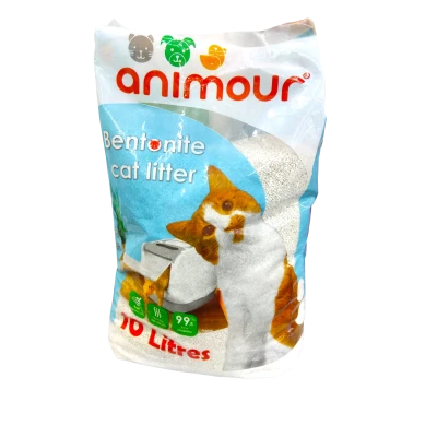 LITIÈRE NATURELLE POUR CHAT 10L ANIMOUR  - 3