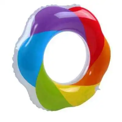 BOUÉE DE PLAGE GONFLABLE COLORÉE 60CM - 2