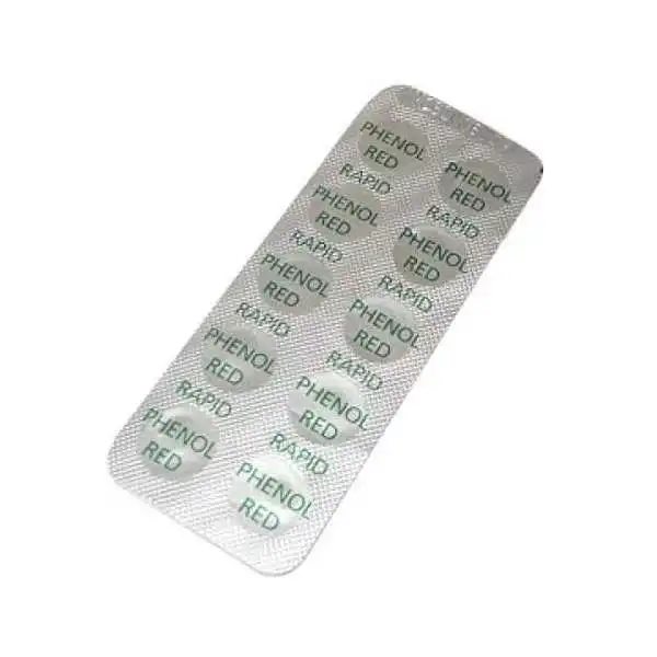 LOT DE 250 PASTILLES TEST PHENOL RED RAPID AQUALAB