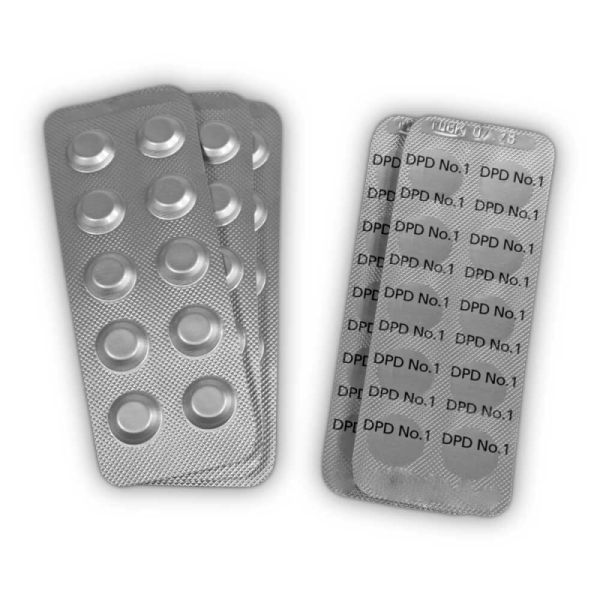 LOT DE 250 PASTILLES TEST CHLORE LIBRE DPD NO.1 AQUALAB