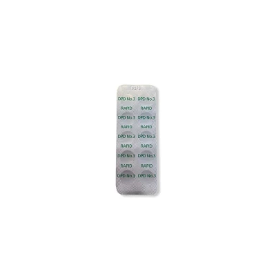 LOT DE 250 PASTILLES TEST CHLORE TOTAL DPD NO.3 RAPID AQUALAB - 1