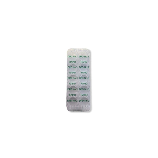 LOT DE 250 PASTILLES TEST CHLORE TOTAL DPD NO.3 RAPID AQUALAB