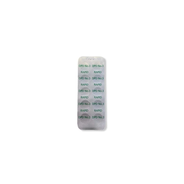 LOT DE 250 PASTILLES TEST CHLORE TOTAL DPD NO.3 RAPID AQUALAB