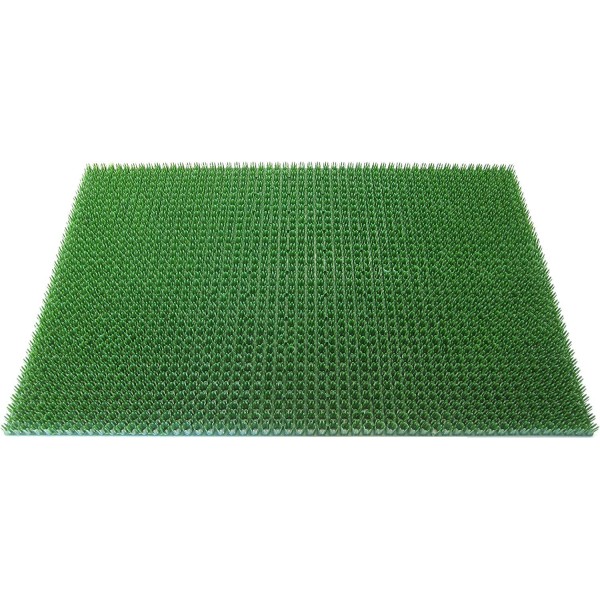 PAILLASSON EN PLASTIQUE VERT 55/40CM CRISTAL