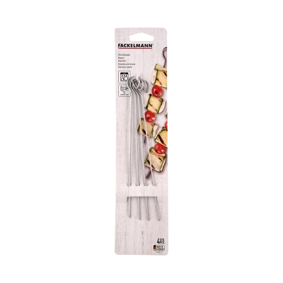 PACK DE 4 BROCHETTES INOX FACKELMANN FACKELMANN - 2 PACK DE 4 BROCHETTES INOX FACKELMANN FACKELMANN - 2