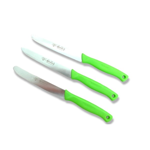 LOT DE 3 PETITS COUTEAUX À PAIN 22CM SEKKINOX